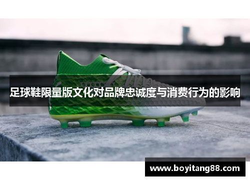足球鞋限量版文化对品牌忠诚度与消费行为的影响